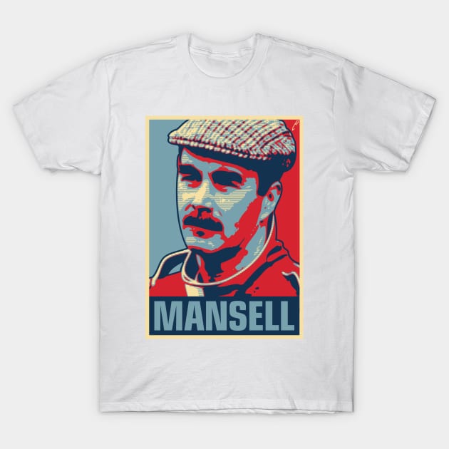 Mansell T-Shirt by DAFTFISH